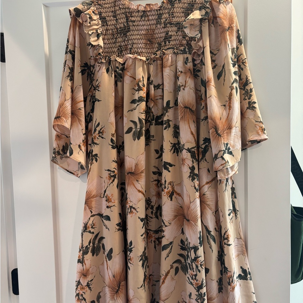 Floral Ruffle Dress